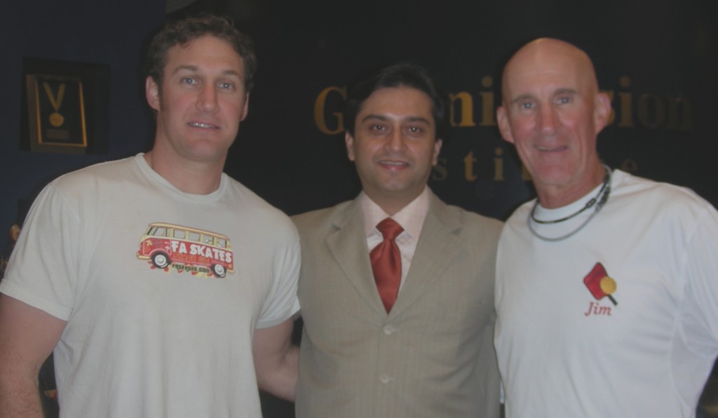 Jim and Robert Wright with Dr. Gulani Lasik Gulani Vision Institute Jacksonville Florida